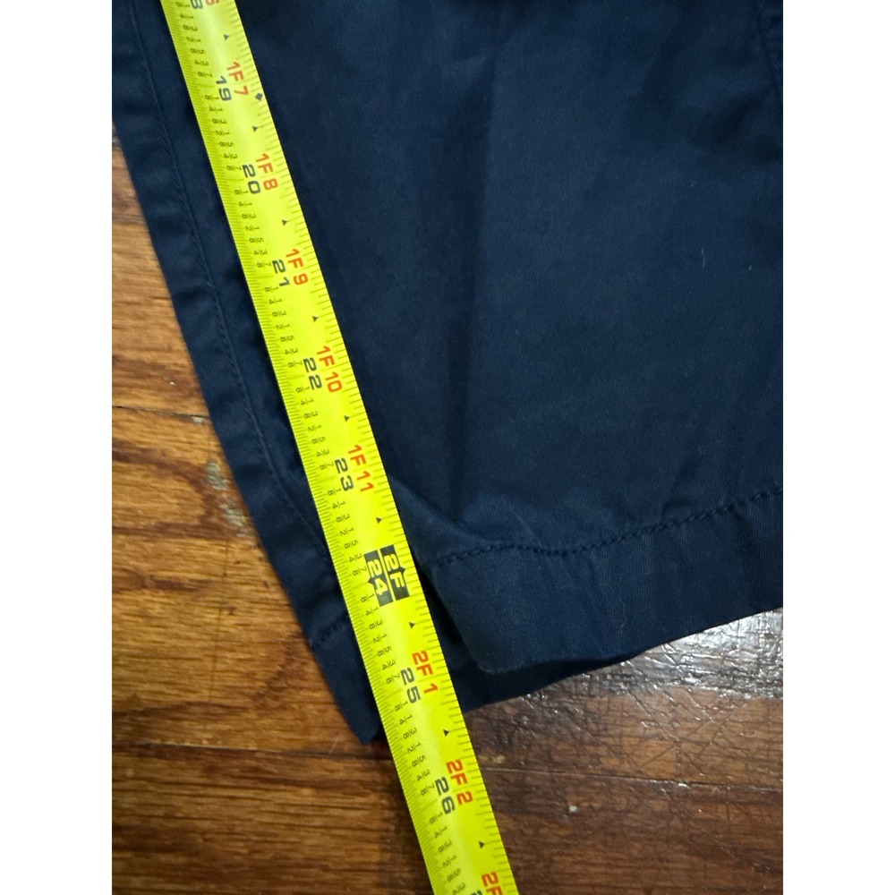 Nordstrom Signature Womens Navy Blue 100% Cotton Straight Leg Crop Pants Size 8 - Picture 5 of 7